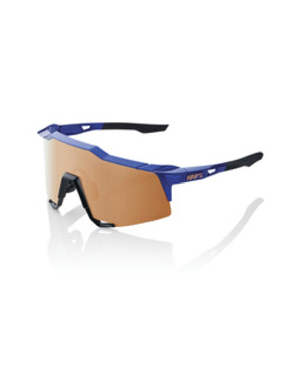 100% Speedcraft Sunglasses Gloss Cobalt Blue / Hiper Copper Mirror