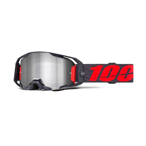 100% ARMATIC Goggle Turo - Mirror Silver