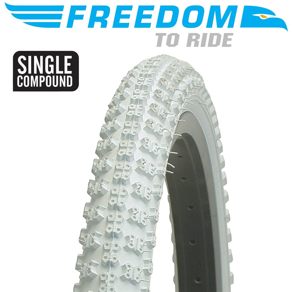 FREEDOM TYRE 16 X 2.125 MX3 WHITE