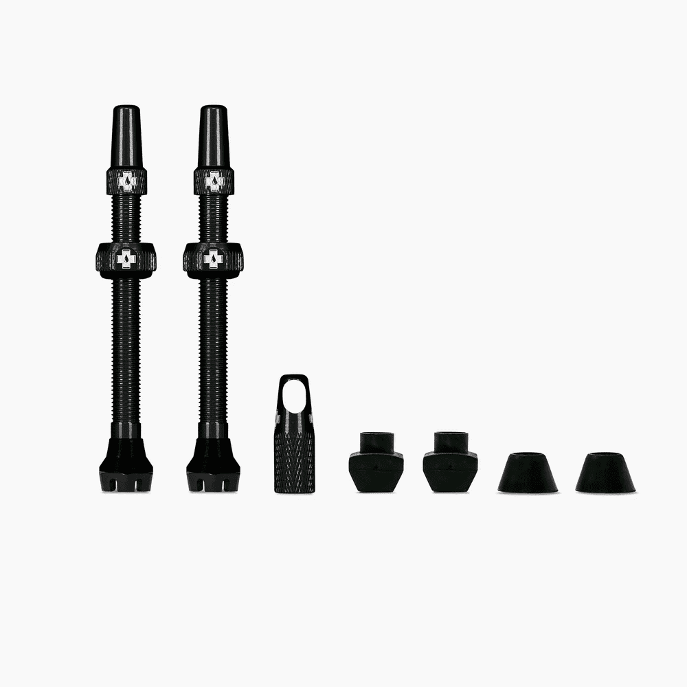 MCF TUBELESS VALVE KIT V2 44MM BLACK
