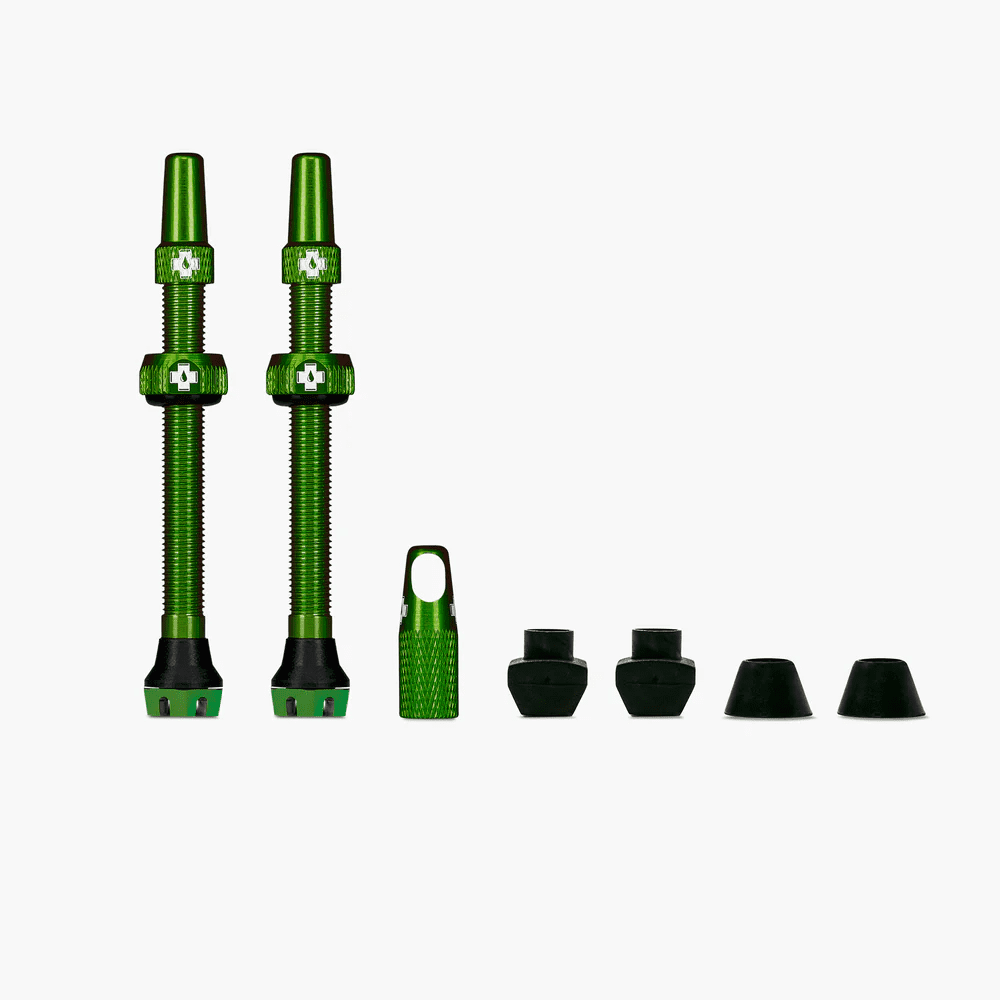 VALVE MCF TUBELESS VALVE KIT V2 44MM GREEN