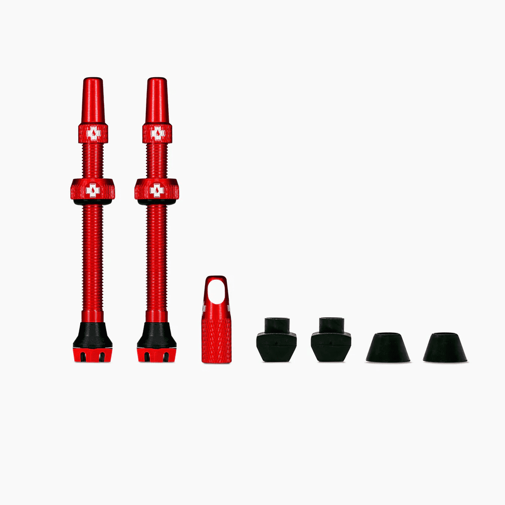 MCF TUBELESS VALVE KIT V2 44MM RED