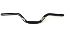 HANDLEBAR 25.4mm, 63cm Wide, 90mm Rise, Alloy BLACK