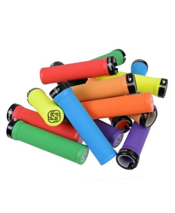Gusset Single File Lock-On Grips