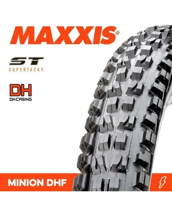 Maxxis Minion DHF Tyre 26 X 2.50 DH ST Wire 60X2TPI