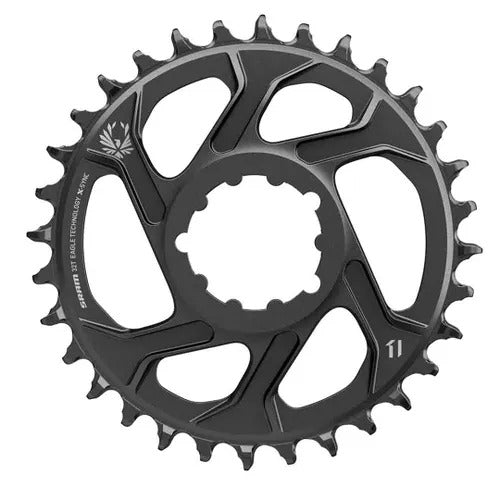 CR 1X12 ST EAGLE 30T DM 3 BLK CHAINRING