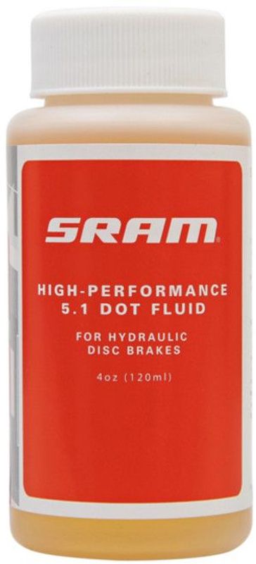BRAKE FLUID - SRAM 120ML DOT 5.1 HYDRAULIC 4OZ/120ML