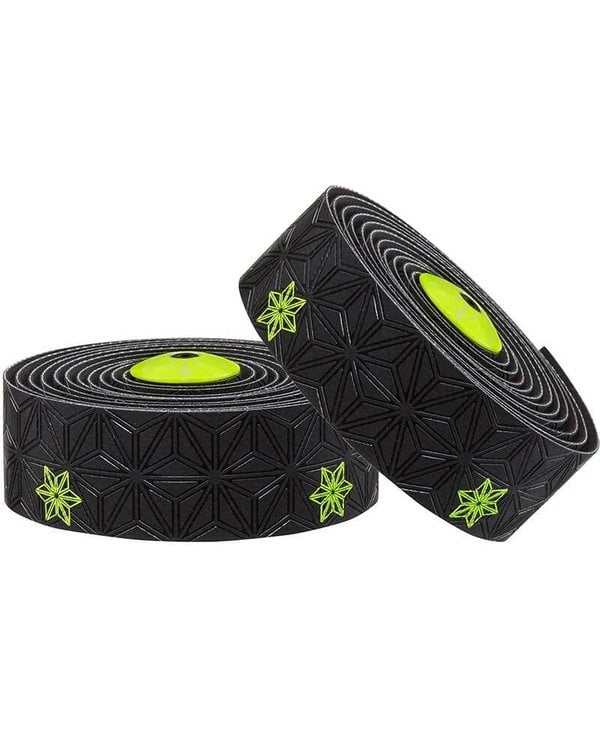 Supacaz Super Sticky Kush Bar Tape Neon Yellow Galaxy