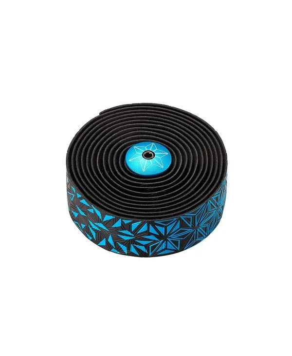 Supacaz Super Sticky Kush Tape Star Fade Neon Blue/Ano Blue