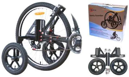 TRAININGWHEELS - TRAINING WHEELS 20-29, Adult (120kg Cap) w/pneumatic tyres