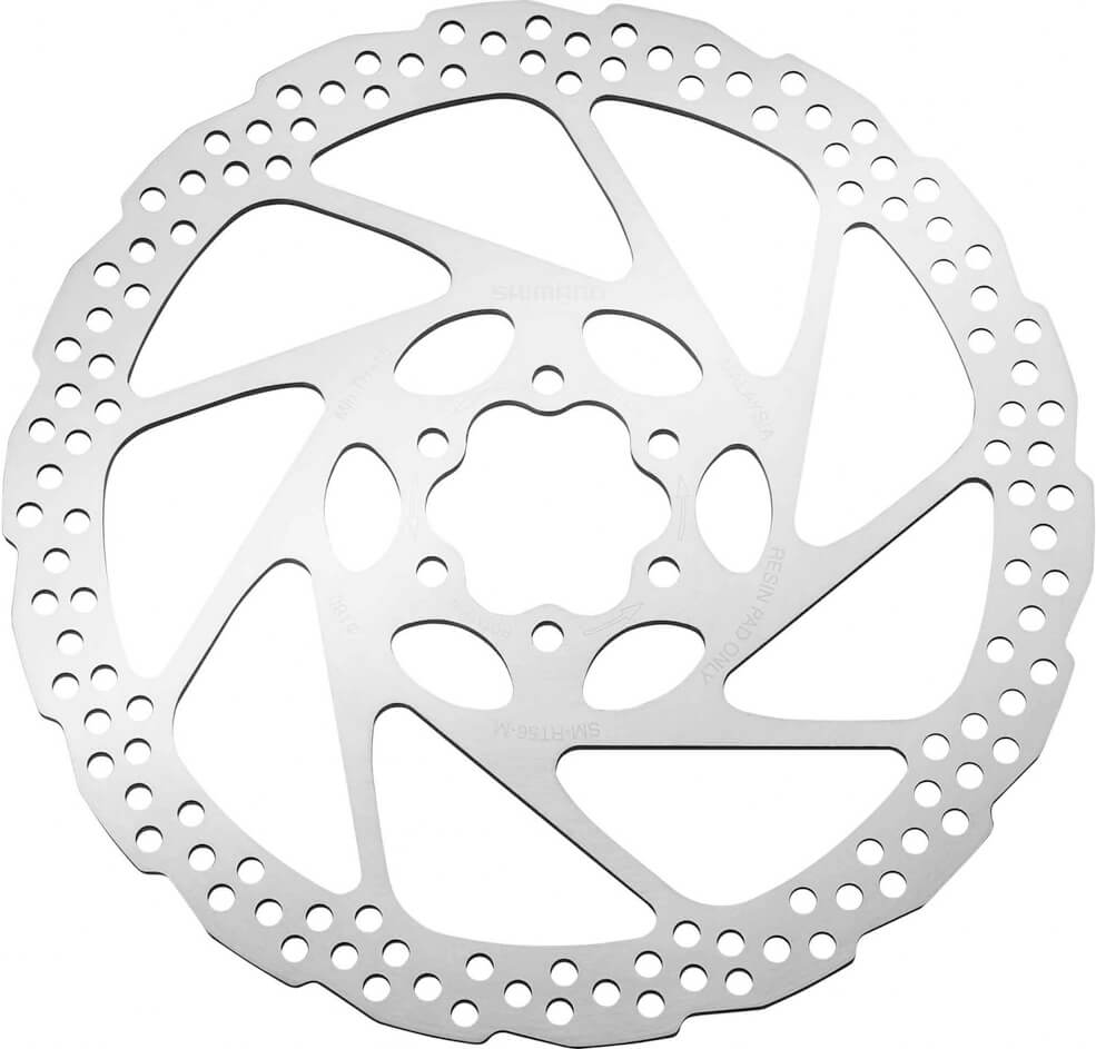 SM-RT56 DISC ROTOR 180MM DEORE 6-BOLT FOR RESIN PAD