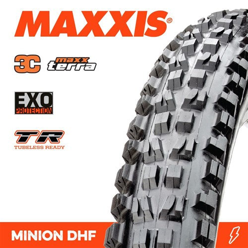 MAXXIS MINION DHF 29 X 2.50 WT 3C TERRA EXO TR FOLD 60TPI E-25