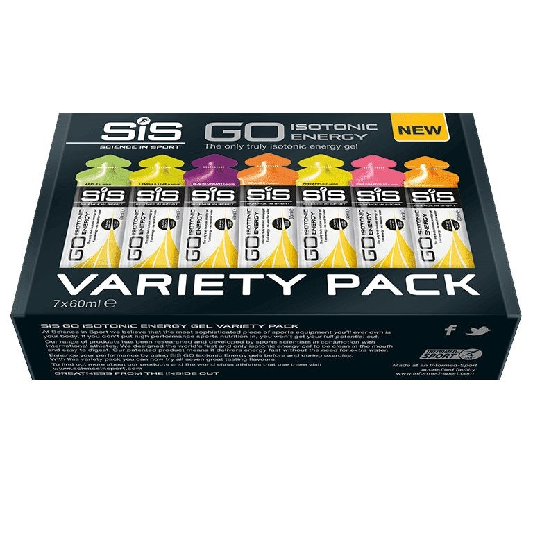 SIS GO ISOTONIC GEL VARIETY PACK 7 X 60ML